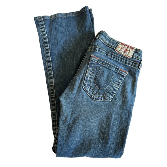 True Religion Denim - True Religion Womens Jeans Size 29 Made in USA  Bootcut Denim Dark Wash
